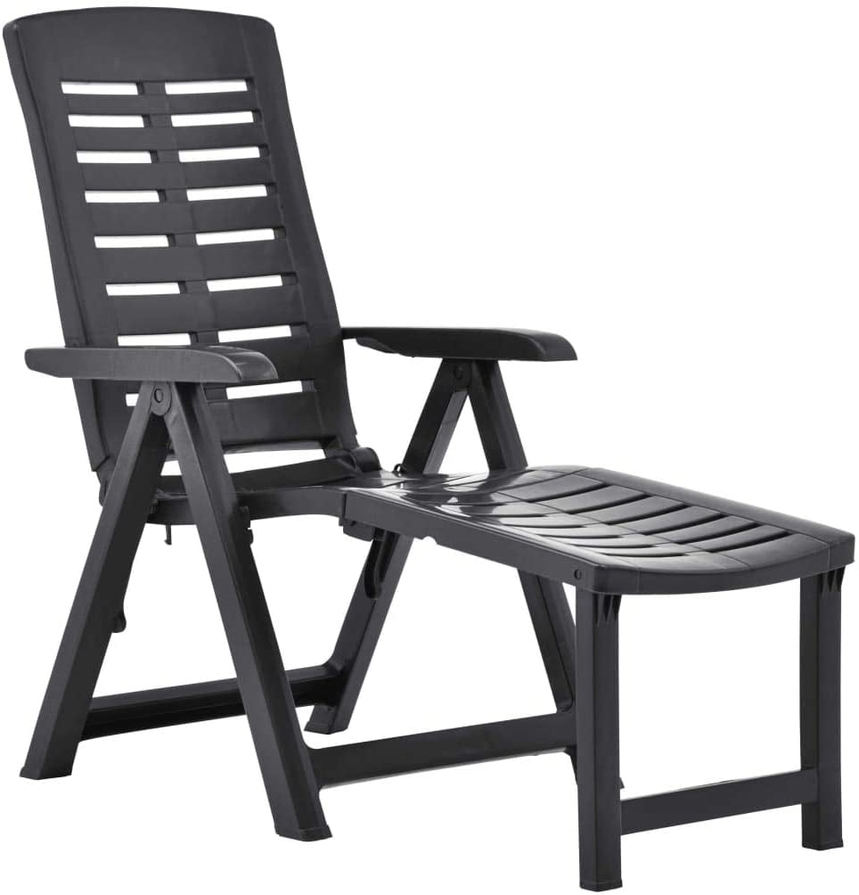 Folding Sun Lounger, Reusable Plastic Chaise Lounge Beach Lounge Chairs