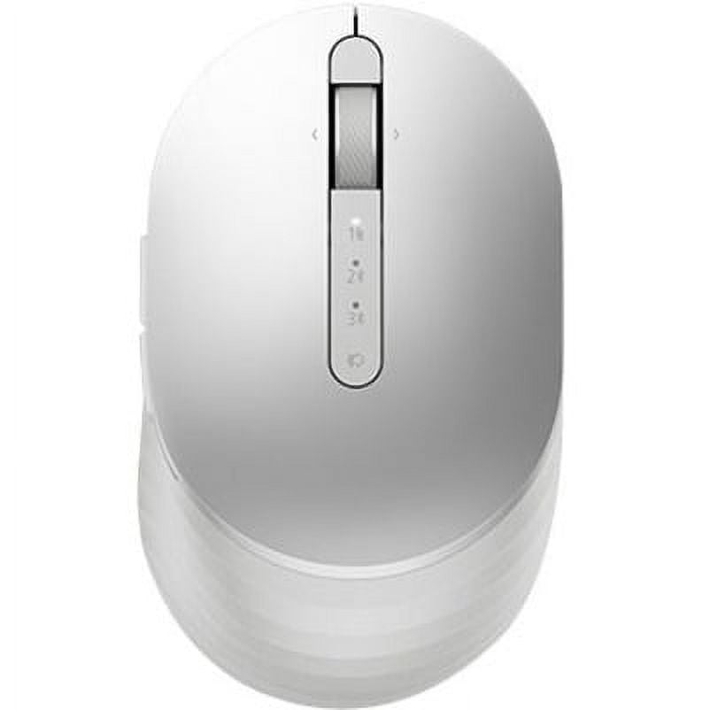 Dell Pro Premium Compact Mouse - MS7421W - Platinum Silver - Optical - Cable/Wireless - Bluetooth/Radio Frequency - 2.40 GHz - Rechargeable - Platinum Silver - USB Type C - 1600 dpi - Scroll Wheel ...
