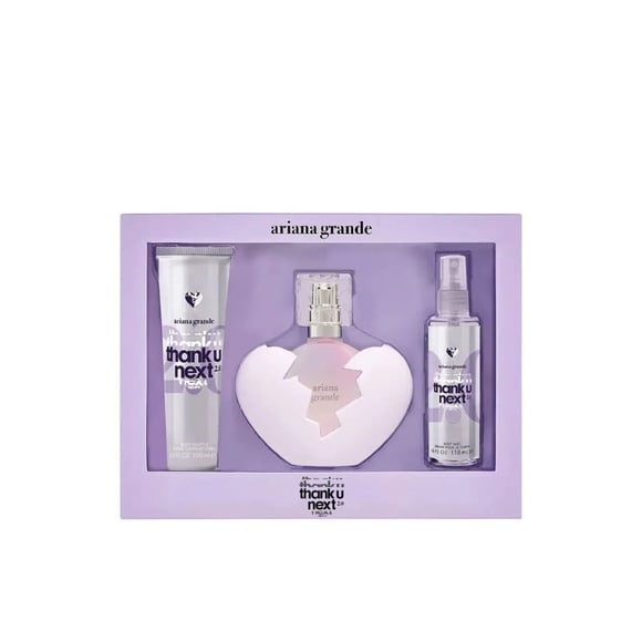 Set de 3 piezas de Perfume Ariana Grande Thank U Next 2.0 de 100 ml