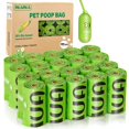 thumbnail image 1 of Bolsas biodegradables para excrementos de perro MUAMUA, 300 unidades con dispensador, 1 of 7