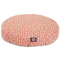 Majestic Pet | Towers Round Pet Bed For Dogs, Removable Cover, Orange, Small