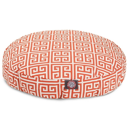 UPC: 0788995506737 | Majestic Pet | Towers Round Pet Bed For Dogs  Removable Cover  Orange  Small