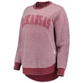 thumbnail image 2 of Women's Pressbox Cardinal Arkansas Razorbacks Ponchoville Pullover Sweatshirt, 2 of 4