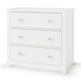 thumbnail image 7 of Child Craft Harmony 38" Interlocking 3-Drawer Dresser with Changing Table Topper, Anti-Tip Kit, Matte White, 7 of 7