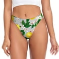 thumbnail image 1 of Fotbe Lemon Seamless Pattern Oil Painting Effect Tanga Sin Costuras para Mujer con Estampado – Panties Invisibles, Transpirables y Cómodos para Uso Diario-4X-Large, 1 of 6