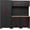 Black red 6PCS, variant on HPDMC Garage Storage Cabinet System, 6-Pcs Garage Cabinets and Storage System Corner Workshop Set with Corner Cabinet, Cabinet Drawers, Workbench, Pegboard for Tool Organization, Black and Grey
