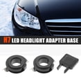 thumbnail image 2 of Unique Bargains 1 Set Car H7 LED Headlight Adapter Bases W/ Key Replacement for BMW X5 2015, 2 of 7