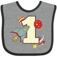 thumbnail image 3 of Inktastic 1st Birthday Outer Space Theme Boys or Girls Baby Bib, 3 of 4