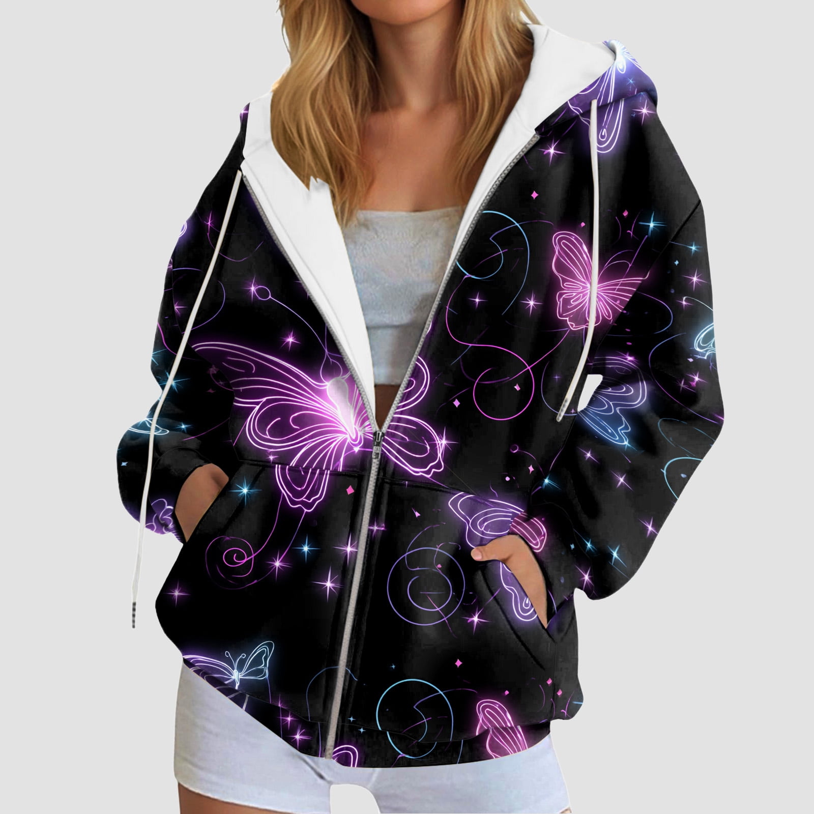 トップス SavoyClothingShop EmbloideryFreeceHoodie トップス SavoyClothingShop EmbloideryFreeceHoodie Amazon.com