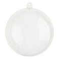 thumbnail image 2 of Lssam DIY Clear Plastic Fillable Ornament Balls, 1-Pack Craft Hanging Ornaments with Removable Tops for Personalized Christmas Tree Wedding and Party Decorations, 2 of 9
