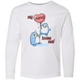 thumbnail image 3 of Inktastic My Nana Loves Me Long Sleeve Youth T-Shirt, 3 of 5
