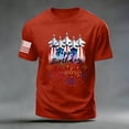 thumbnail image 6 of Rotm Independence Shirt American Flag Patriotic July 4th T-shirt Mens Graphic Tees Short Sleeve Tee Red,S, 6 of 6