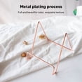 thumbnail image 3 of Plate Stands, 5.9 X 5.4 X 5.1in Metal Plate Stands Plating Process Rust Prevention Iron Plate Holder Picture Display Stand For Store Window Bookstore Wedding, 3 of 8