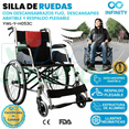 thumbnail image 3 of Silla De Ruedas Infinity Todo Terreno Con Respaldo Plegable Soporta 120 kg Infinity Todo Terreno plegable, 3 of 5