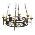 thumbnail image 7 of Meyda Tiffany 195754 Majella 8 Light 42" Wide Taper Candle Style Chandelier - French, 7 of 7