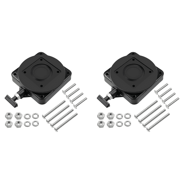 2Pack 2207003 Low-Profile Swivel Base Compatible with for Ca-Nnon 3991913 Downrigger Mount