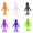 B, variant on Flexible Bendable Skeleton Figures Set of 36 Durable Soft Plastic Skeletons for Themed Party Decorations and Activities