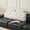 White, variant on Z-Hom Twin Headboard Pillow with a Neck Roll Pillow, Faux Fur Triangle Backrest Pillows for Sitting up with Removable Cover & Side Pockets(White, 30"x20"x8")