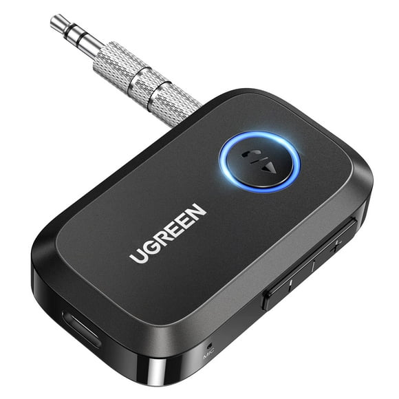 Bluetooth Aux Adapter UGREEN 5.3 for Car w/ 15H Battery Life