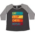 thumbnail image 3 of Inktastic Chess Player Eat Sleep Chess Repeat Women's Plus Size T-Shirt, 3 of 5