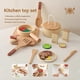 thumbnail image 2 of Children's Play House Kitchen Set Wooden Toys, 2 of 4