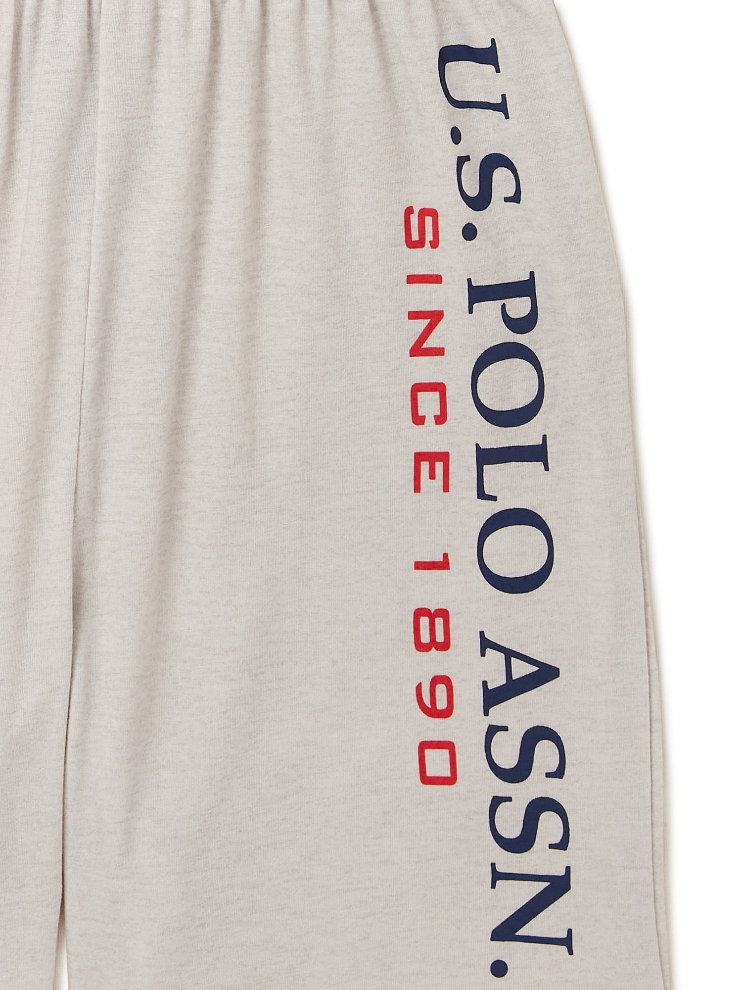 U.S. Polo Assn. Boys Short Sleeve Tee and Shorts Pajama Set, 2-Piece, Sizes 4-18