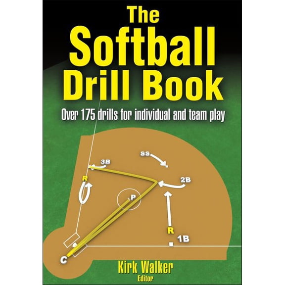 Pre-Owned The Softball Drill Book Paperback Kirk Walker