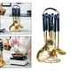 thumbnail image 4 of Juego de utensilios de cocina con soporte giratorio de lujo, resistentes al calor. azul, 4 of 8