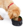 thumbnail image 4 of Portable Dog Bowls Foldable Travel Dog Dish for Food and Water, Lightweight Portable Dog Bowls for Hiking and Travel, Pet Hiking Accessories for Small Large Pets, 4 of 4