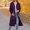 #Purple, variant on DPTALR Women's Casual Fashion Solid Color Long Sleeve Hooded Drawstring Coat with Pocket and Zipper,Khaki,Size S