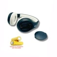 thumbnail image 5 of FM Radio Headphones Pull-Out Antenna, Great Reception, Sound Quality, Light Weight, Walking, Ease of Use, Jogging, Relaxing, School, Talk Radio, Require 2AA Batteries (Not Included) Black & White, 5 of 5