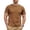 Light Brown, variant on Hunting Shirts for Men Short Sleeve T-Shirt Men Crew Neck Solid Color Casual Mens Clothing New Running Gym Workout Tops Light Brown XL