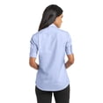 thumbnail image 3 of Port Authority L659 Ladies Short Sleeve SuperPro Oxford Shirt, White, 4XL, Womens Button Down Shirts, 3 of 3