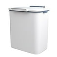 thumbnail image 3 of Cubo de basura colgante para puerta de armario de cocina con tapa abatible Cubo de basura inodoro para 9L Blanco, 3 of 3
