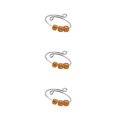 thumbnail image 3 of Qarigey Lindo anillo de ansiedad portátil anillos con cuentas ajustable ligero apertura dedo anillo joyería para mujeres niñas naranja Type1 NO1 Qarigey CBP586055, 3 of 6
