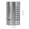 thumbnail image 2 of LOLIPPYY Silver Metal Chopsticks Holder for Home Restaurant Utensil and Tableware Organizer, 2 of 8