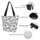 thumbnail image 4 of Fotbe Hand Drawn Snake Bolsa de Playa con Estampado, Bolsa de Hombro, Bolsa de Mano Espaciosa, Bolsa de Viaje Ligera, Bolsa de Compras Versátil, 4 of 6