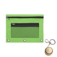 thumbnail image 2 of UALSRZL Under $1! Pencil Pouch for 3 Ring Binder, Large Capacity Pencil Case Oxford Cloth with Zipper, Mesh Pencil/Cosmetic Bag Travel(Free Gift), 2 of 6