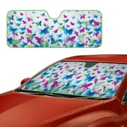 ***Discontinued per vendor 121516***Auto Drive Butterfly Frenzy Accordian Sun Shade