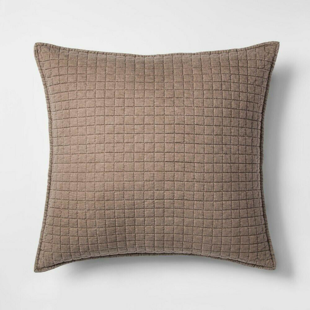 Nate Berkus Coral Jacquard Weave Cotton Pillow Sham Euro Project 62 