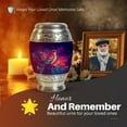 thumbnail image 5 of Yatskia Colorful Sparrow Mini Memorial Urns for Human Ashes Adult Mother and Father, Large Cremation Urn for Ashes Adult, (Monar 10 Inch and 3 Inch), 5 of 8