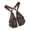 brown, variant on Retro Vest Pack With Adjustable Shoulder Straps Waterproof PU Motorcycle Vest Chest Bag For Men Outdoor Cycling Hiking