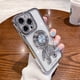 thumbnail image 2 of 3D Astronaut Design Electroplated Protective Phone Case With Ring Kickstand For Apple IPhone 13 14 Pro Max Plus, 2 of 5