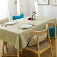thumbnail image 3 of Cotton Linen Tablecloth Rectangular Dining Table Cloth Cover Home Decor, 3 of 4
