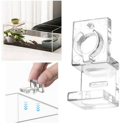 

House Necessities Aquarium Lid Support Bracket Fish Tank Cover Holder Stand Fishtanks Cover Support Clamp Clips Aquarium Lid Support for Fishtanks Wall Decor Living Room Black Friday Deals