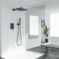 thumbnail image 4 of Kichae 10"Rain Shower Head with Handheld Shower Head Shower Hose Valve System Wall Mounted, 4 of 9