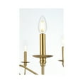 thumbnail image 5 of Living District Rohan 60" 6-Light Transitional Metal Chandelier in Satin Gold, 5 of 8