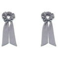 thumbnail image 2 of Qarigey Diadema vintage de moda para mujer - Fiesta o diario Banda para el cabello larga pequeña y fresca de poliéster 142-P Gris liso 142-P Gris liso 2Conjunto, 2 of 6