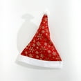 thumbnail image 6 of Christmas Santa Hat Unisex Sequins Hat Red and White Adult & Teenagers Christmas Hat for Festival Holiday Party Wear, 6 of 8