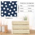 thumbnail image 6 of Yayeee 6 Pack Kitchen Dishcloths for Washing Dishes Soft Absorbent Microfiber Towels, Navy Blue Baseball Pattern, 6 of 9